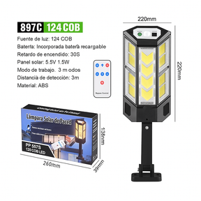 Luminaria solar edición premium